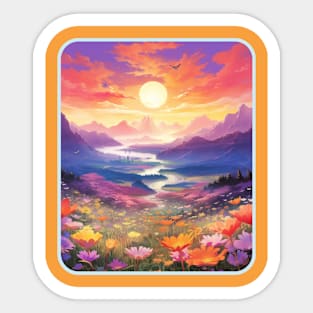Heavenly Summit Serenity Sticker